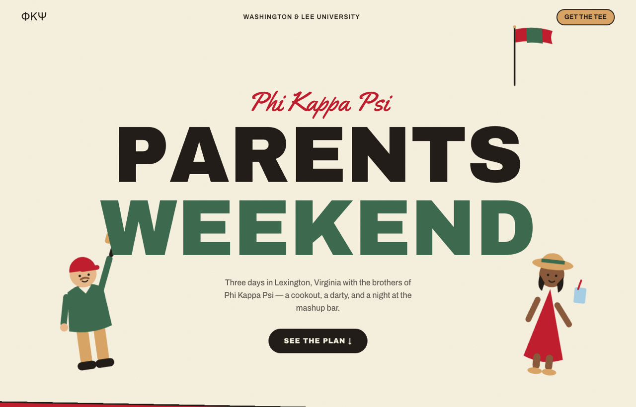 Preview of Phi Psi Parents Weekend